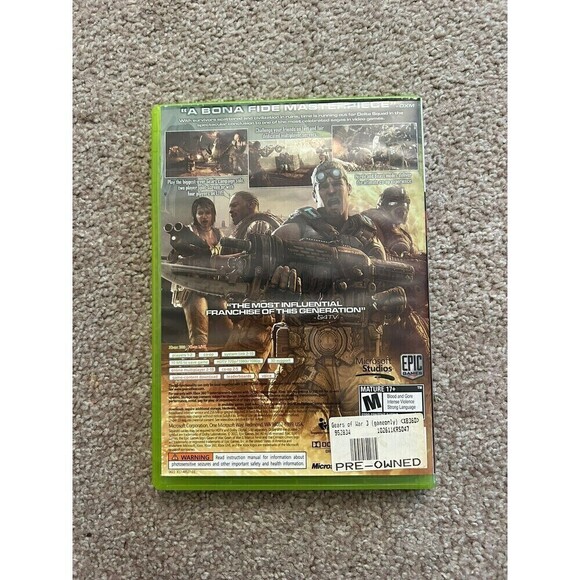 Gears of War 3 Game Xbox 360 2011 - Picture 2 of 4
